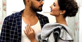 Hina Khan with Rocky Jaiswal