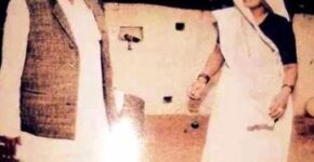 Malti Devi with her husband