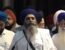 Lakhbir Singh Rode delivering a speech at a Panthak convention